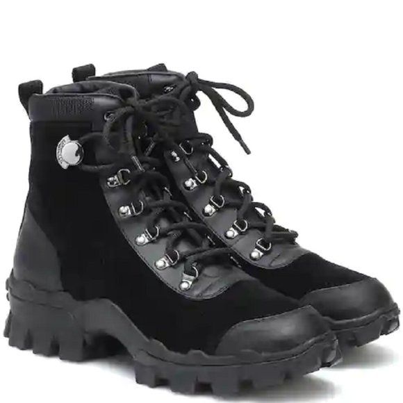 Moncler® Helis Suede/Leather Hiking Boot - Picture 3 of 11